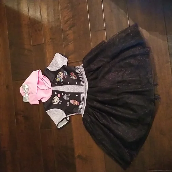 open lace back dress LOL Doll birthday set LOL Doll birthday outfit LOL Doll tutu – Shop Lulu  Bean Boutique